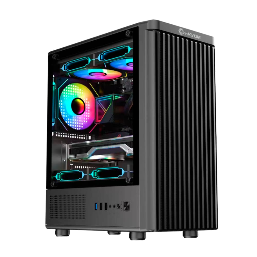 Gabinete Gamer Hayom GB1727 3 Fans S/Fonte Micro-ATX - GB1727