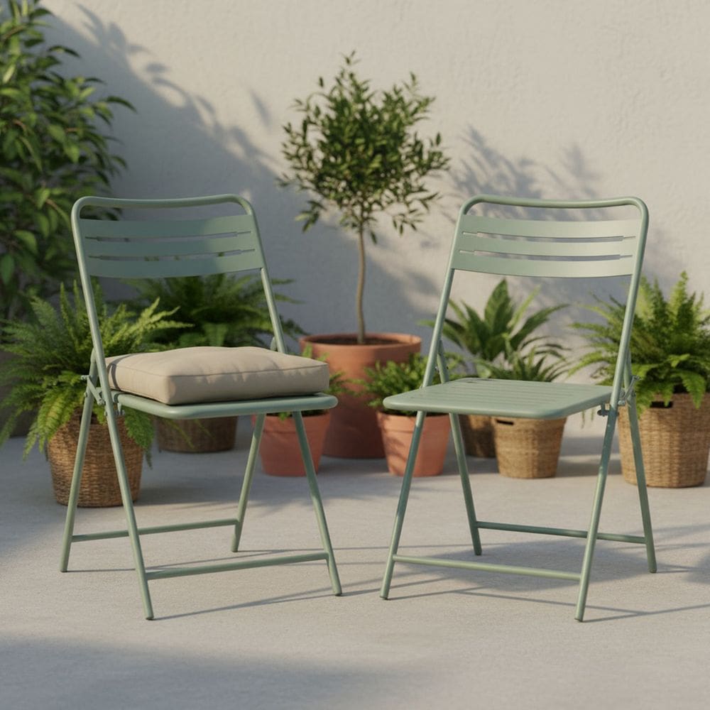 Conjunto Jardim Varanda 2 Pecas Verde Aco - Porto