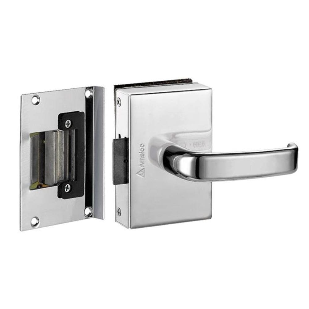 Fechadura Elétrica Porta de Vidro Abertura Externa FV34ECRA Amelco