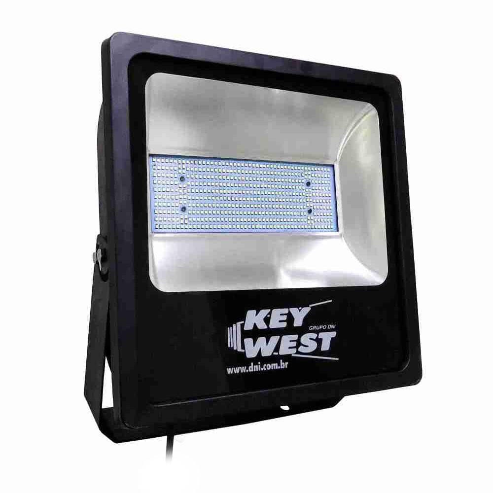 Refletor Holofote LED 200W Slim Branco Frio Bivolt 6072 - DNI