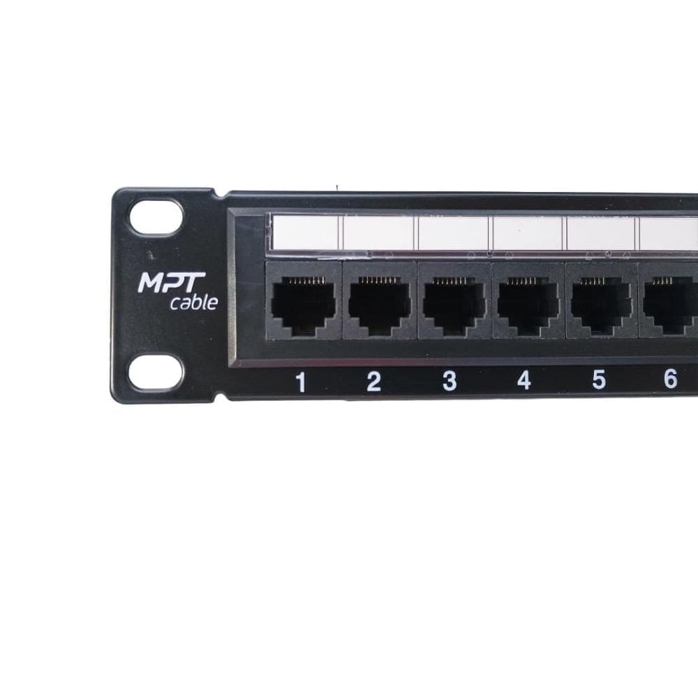 patch panel 24portas utp cat6 c/ guia traseiro carregado condutti