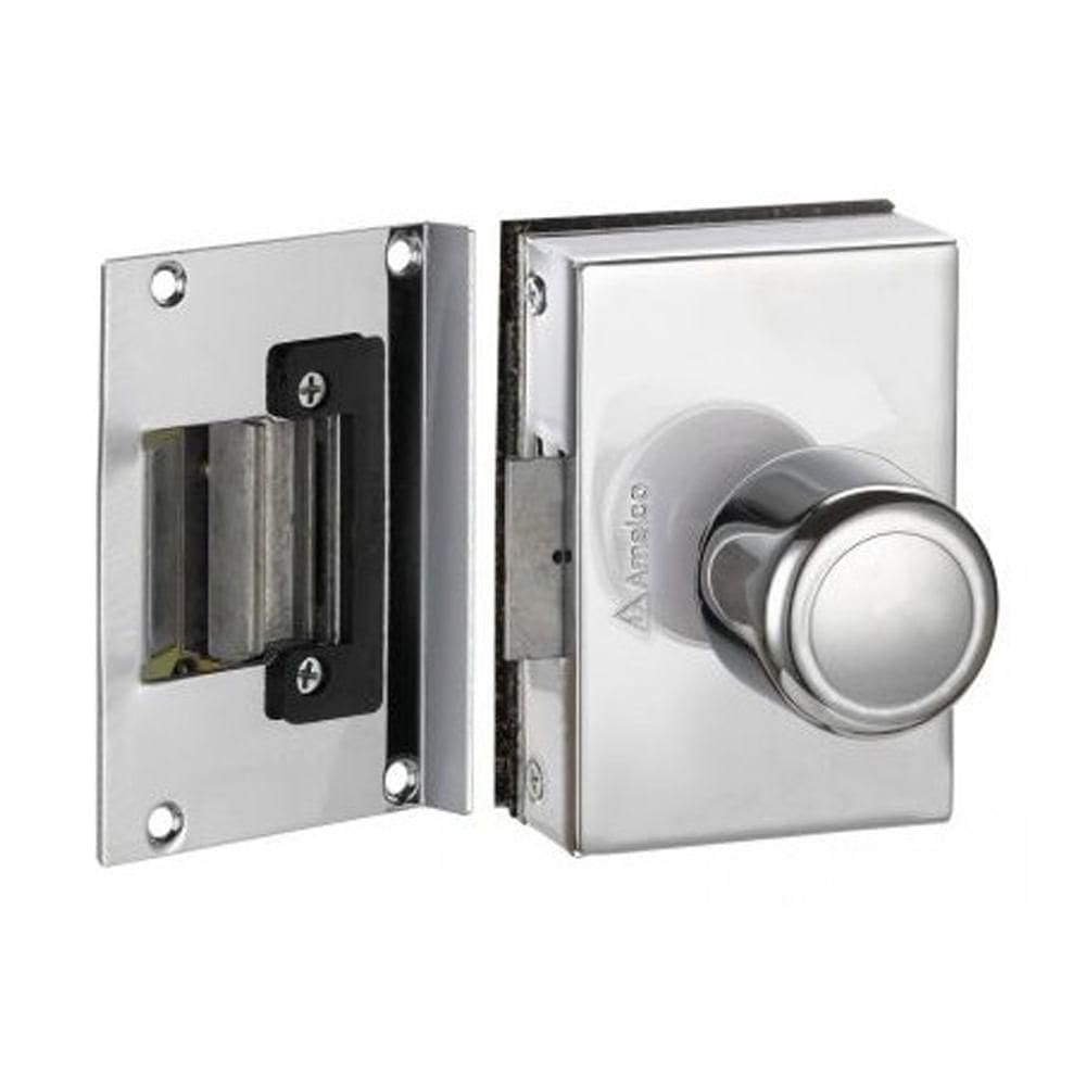Fechadura Elétrica Porta de Vidro 1 Folha Abertura Interna FV34ICR Amelco