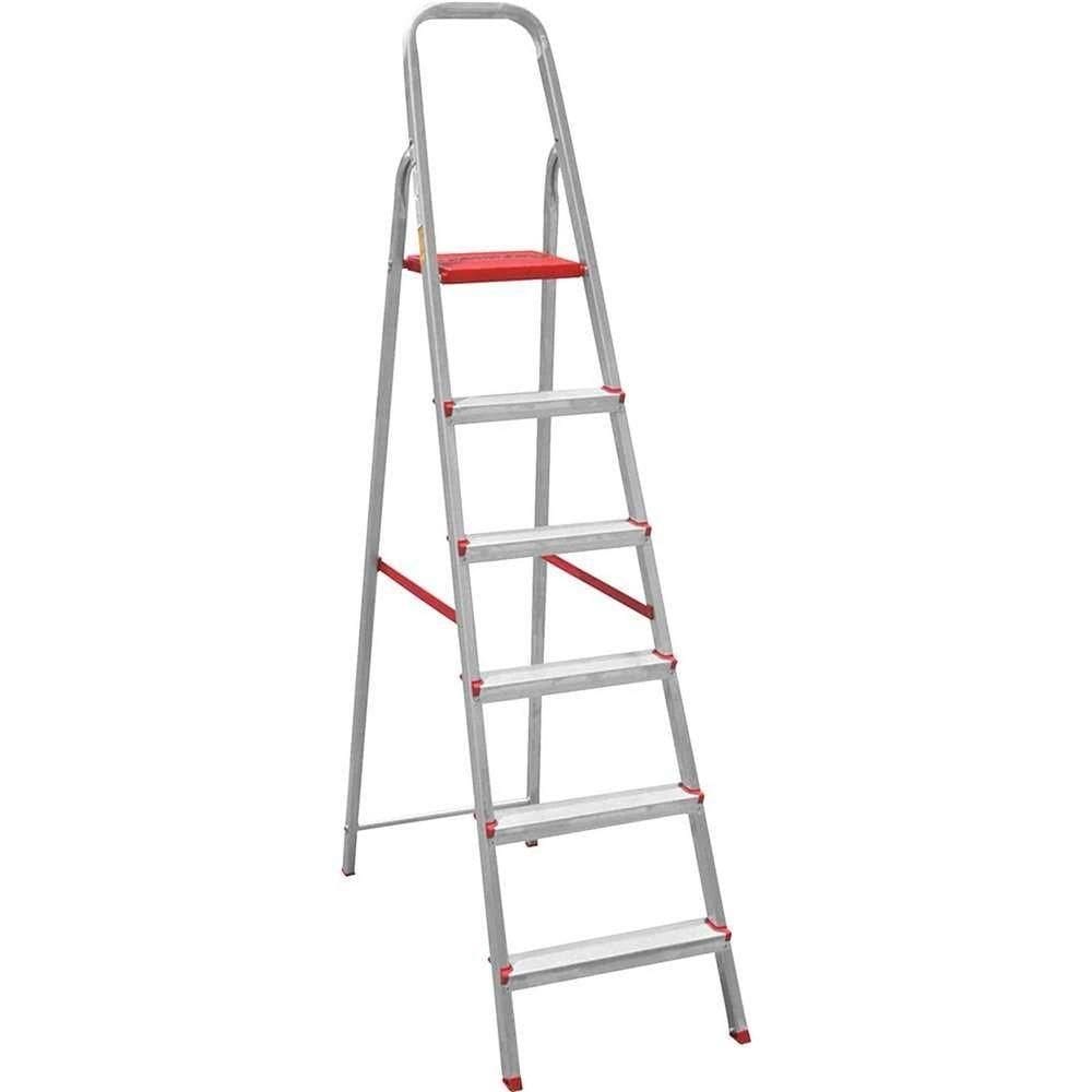 Escada Em Alumínio 6 Degraus, Esc0065, Botafogo Ostenvonder