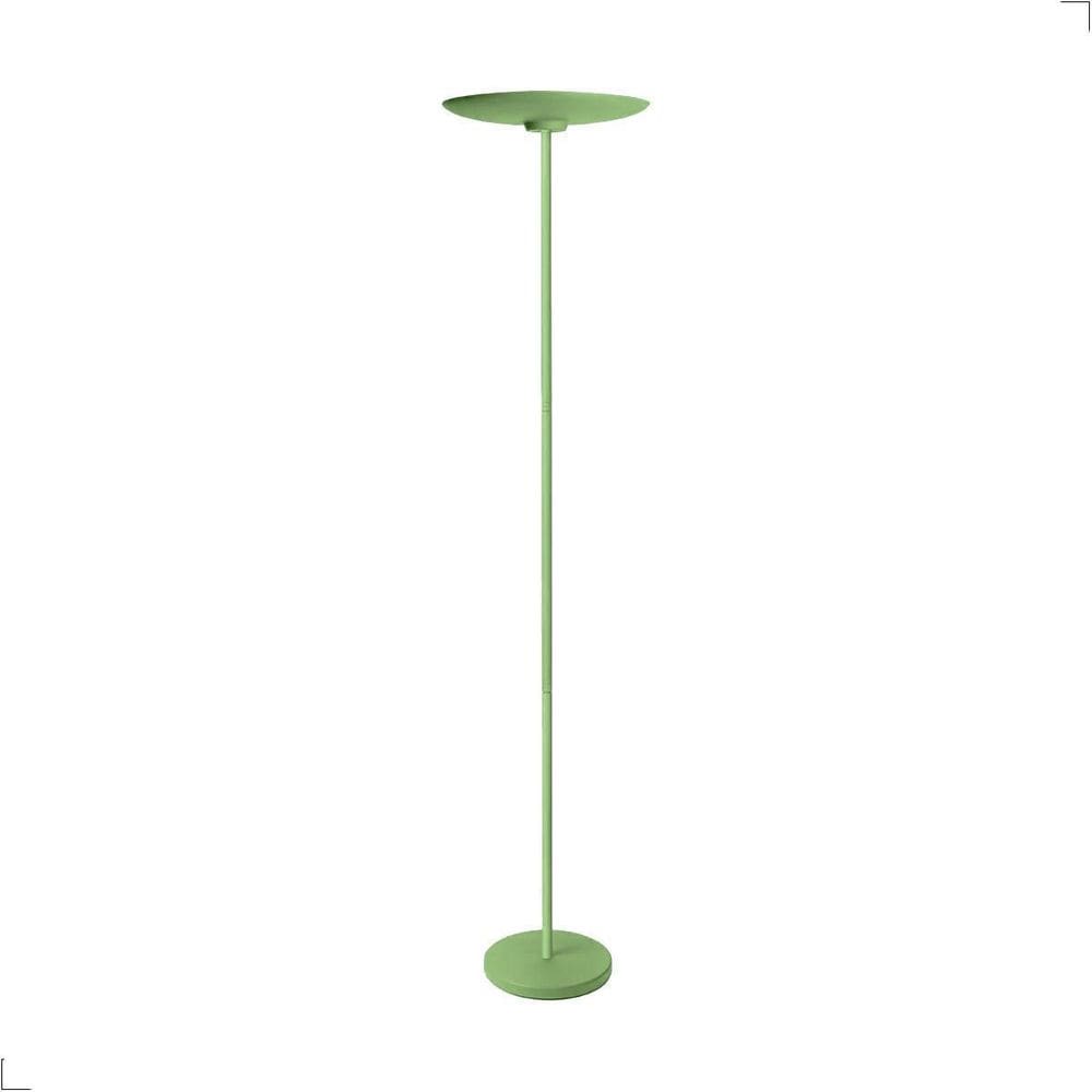 Coluna Dot Slim Luminária De Piso Chão Verde Led 12W Bivolt