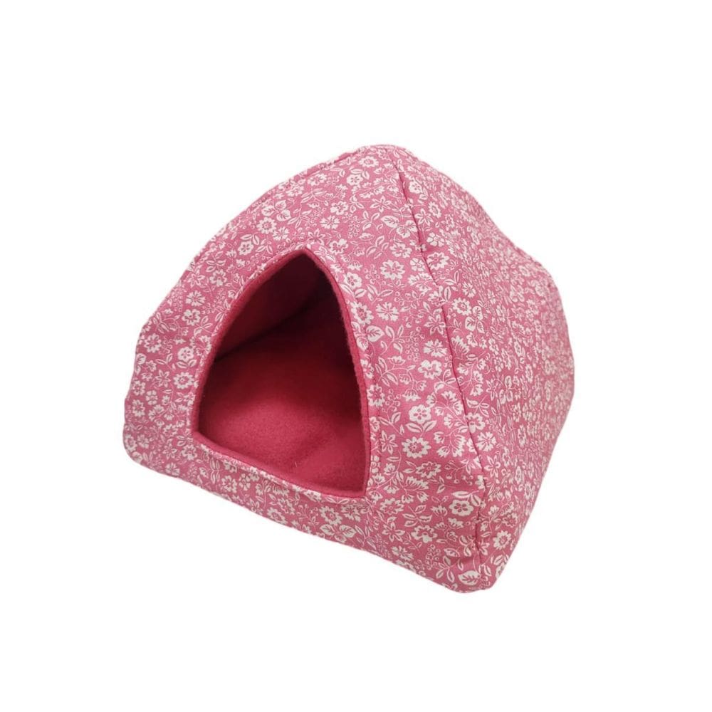 Toquinha Rosa Com Flores Brancas Hamster, Porquinho Da India