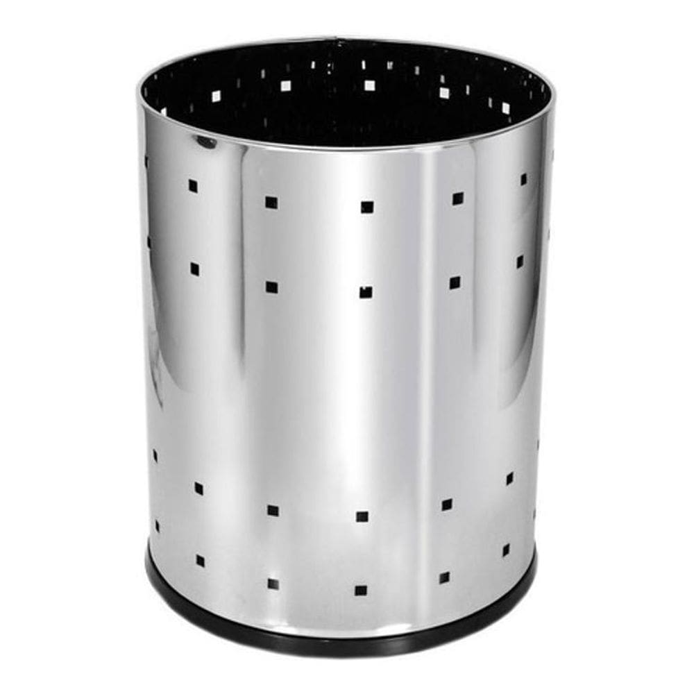 Lixeira Aço Inox Telada 13 Litros Para Casa Ou Escritório