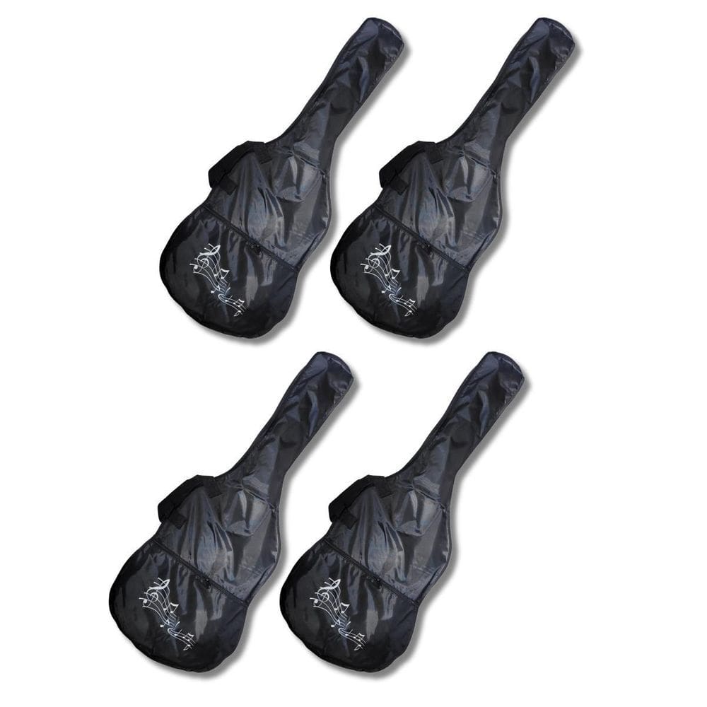 Kit 4 Bag Guitarra Preta Impermeável Andaluz Pba006