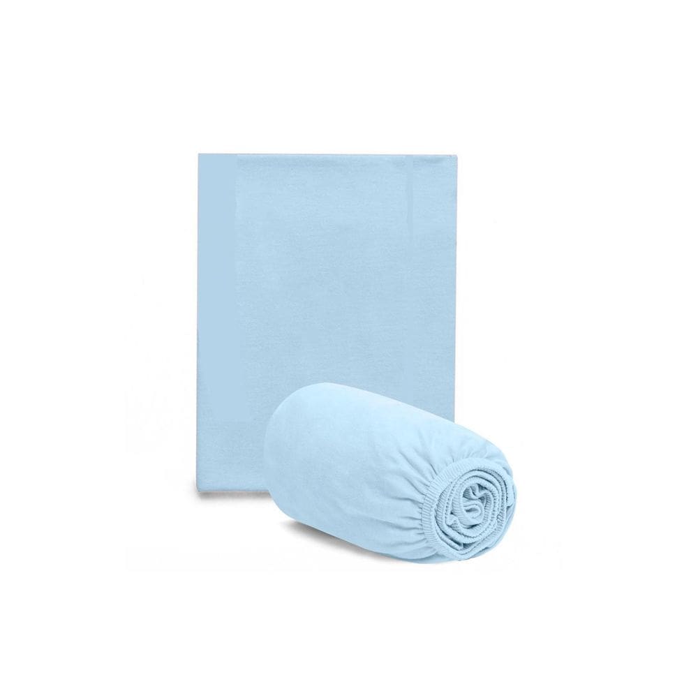 Lençol Com Fronha Para Mini Berço Hug - Azul