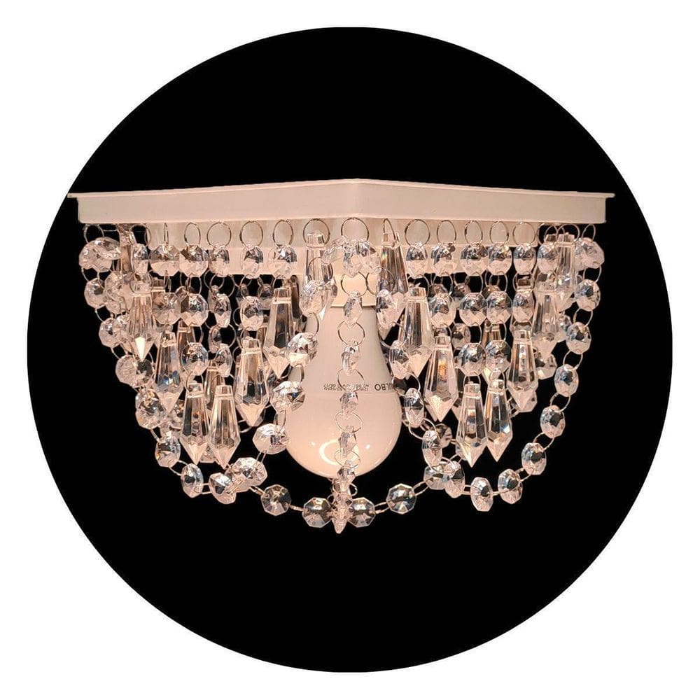 Lustre de cristal em acrílico - Moderno e versátil