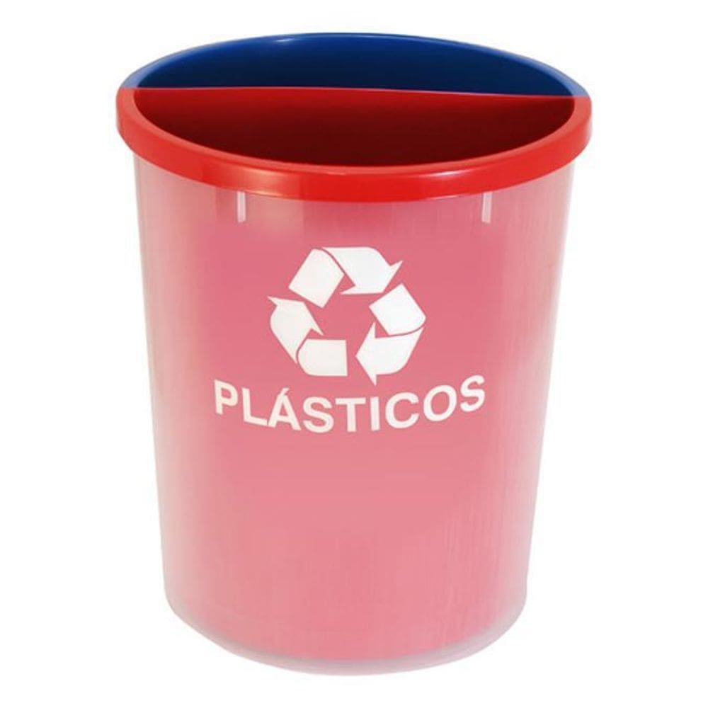 Lixeira Mix 25 Litros Coleta Seletiva Com 2 Divisões Mix2