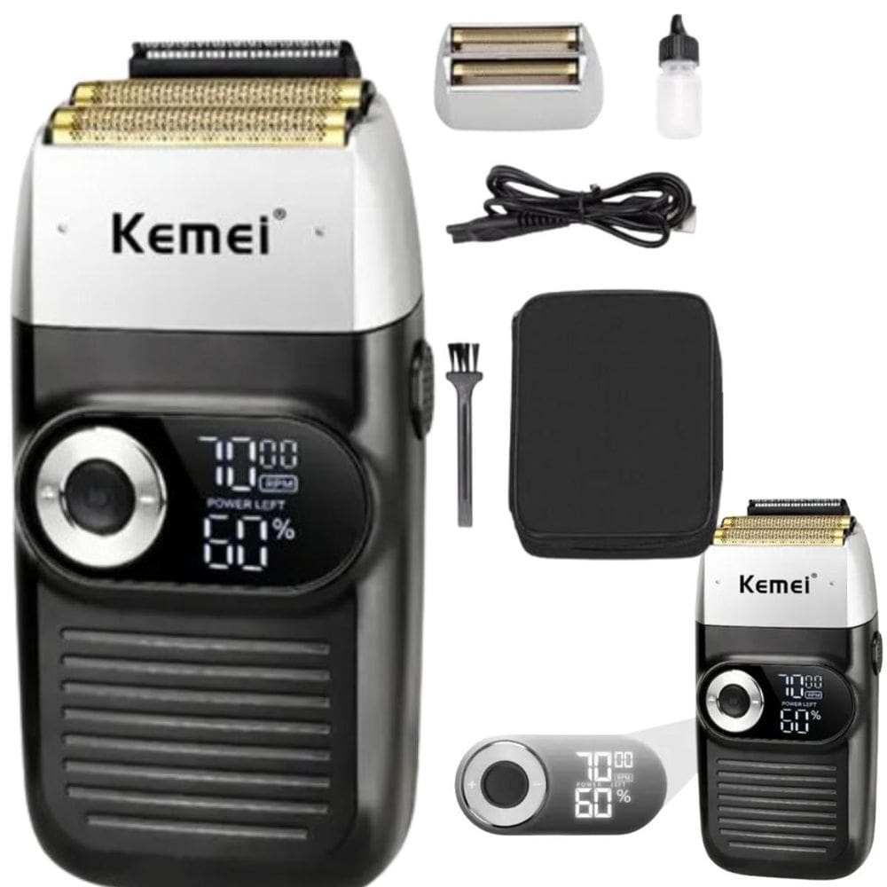 Barbeador Kemei Km-2026 Silencioso Para Viagem