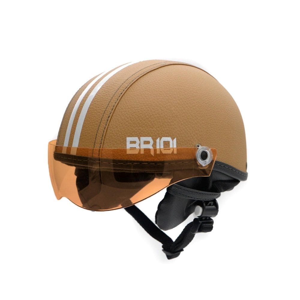 Capacete Bike/Scooter Coquinho Br 101 Creme Vision Pp