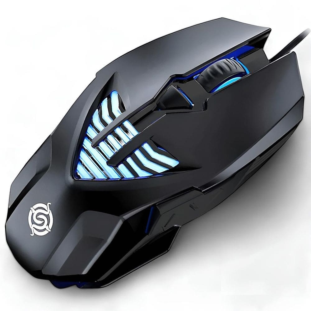 Mouse Gamer Usb K-Snake Q1 3200 Dpi Óptico Com Fio - Preto
