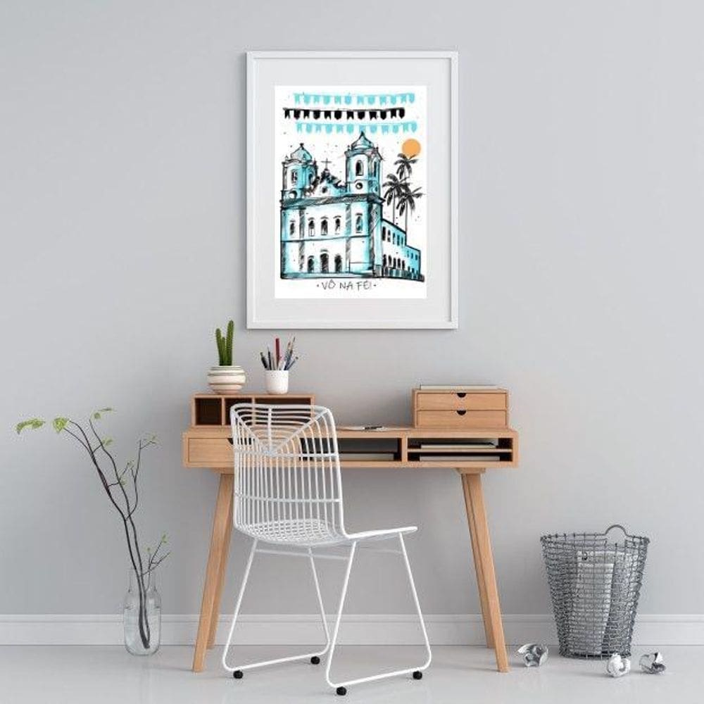 Quadro Salvador Igreja Bonfim - 60X48Cm