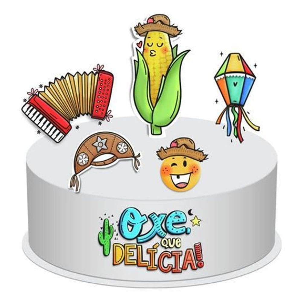 Topo De Bolo Festa Junina Arraia Aniversario Infantil Festas