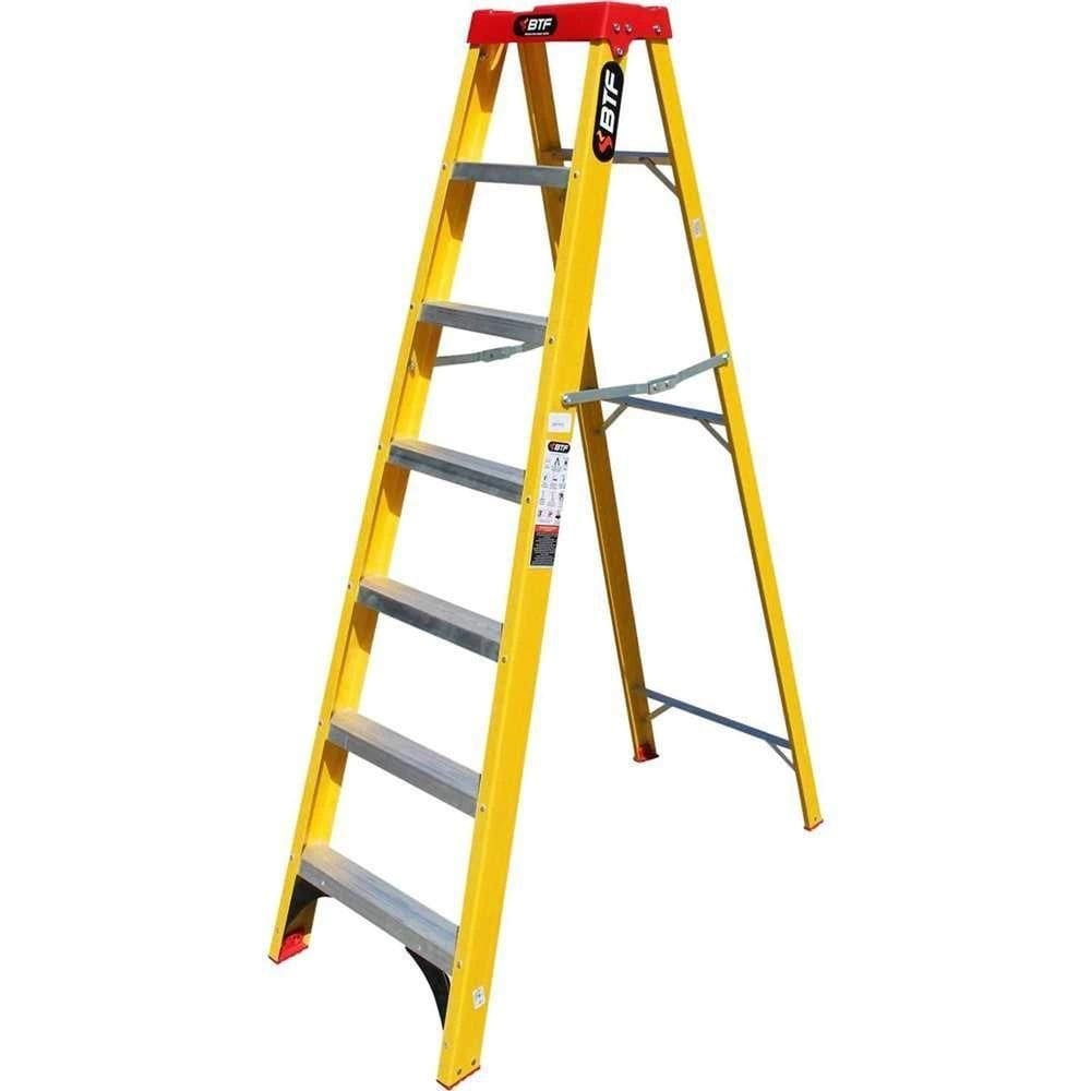 Escada De Fibra Tesoura Prática, 6 Degraus, Para Eletricista, Efp9901 Botafogo Ostenvonder