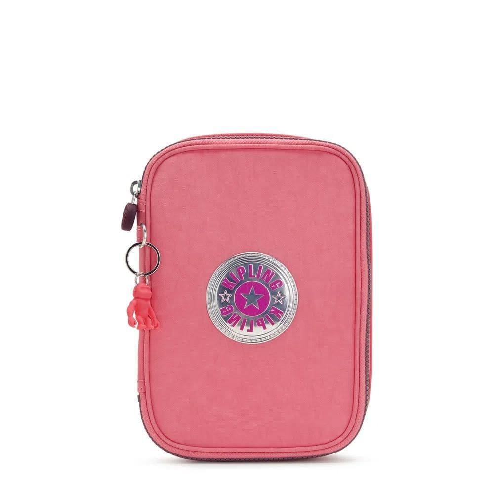 Estojo Kipling 100 Pens Pink Party C Rosa