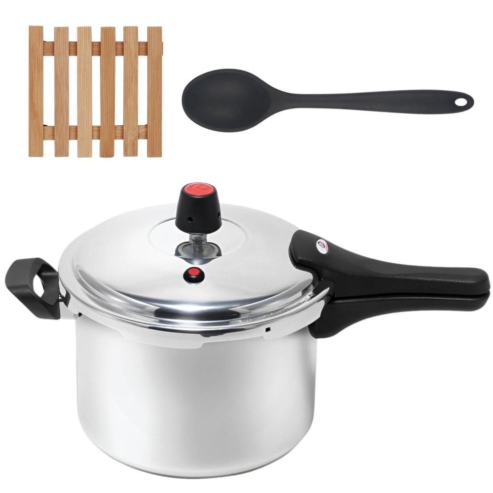 Panela De Pressão 3L Fechamento Externo + Descanso + Colher