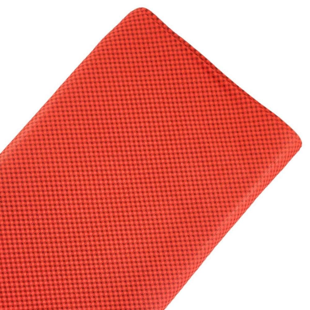 Tecido Tricoline Natal 25X150Cm Estilotex Xadrez Vermelho