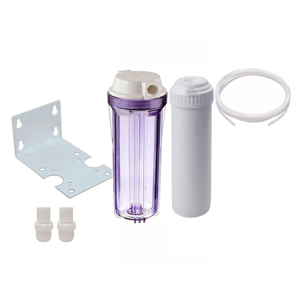 Carcaça 10 Transparente Com Suporte + Cartucho Recarregável