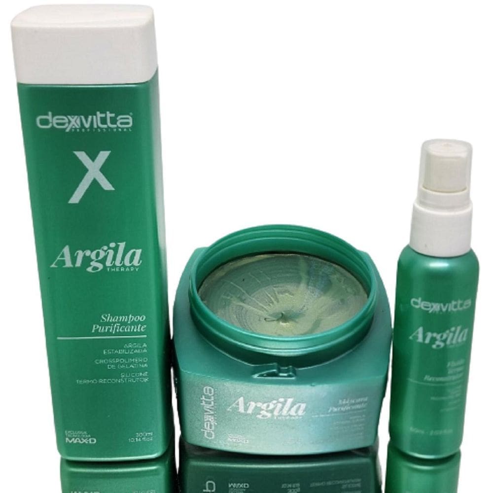 Kit Tratamento Argila Therapy Manutenção Em Casa Dexvitta