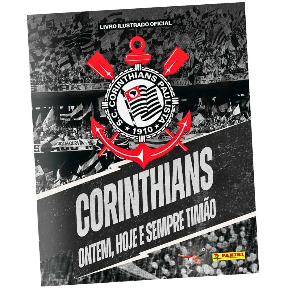 Álbum de Figurinhas Corinthians 115 Anos Brochura Panini