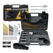 Jogo De Brocas/Ponteiras de Titanium 103 Peças Para Madeira Metal Concreto Fasterr - FST006