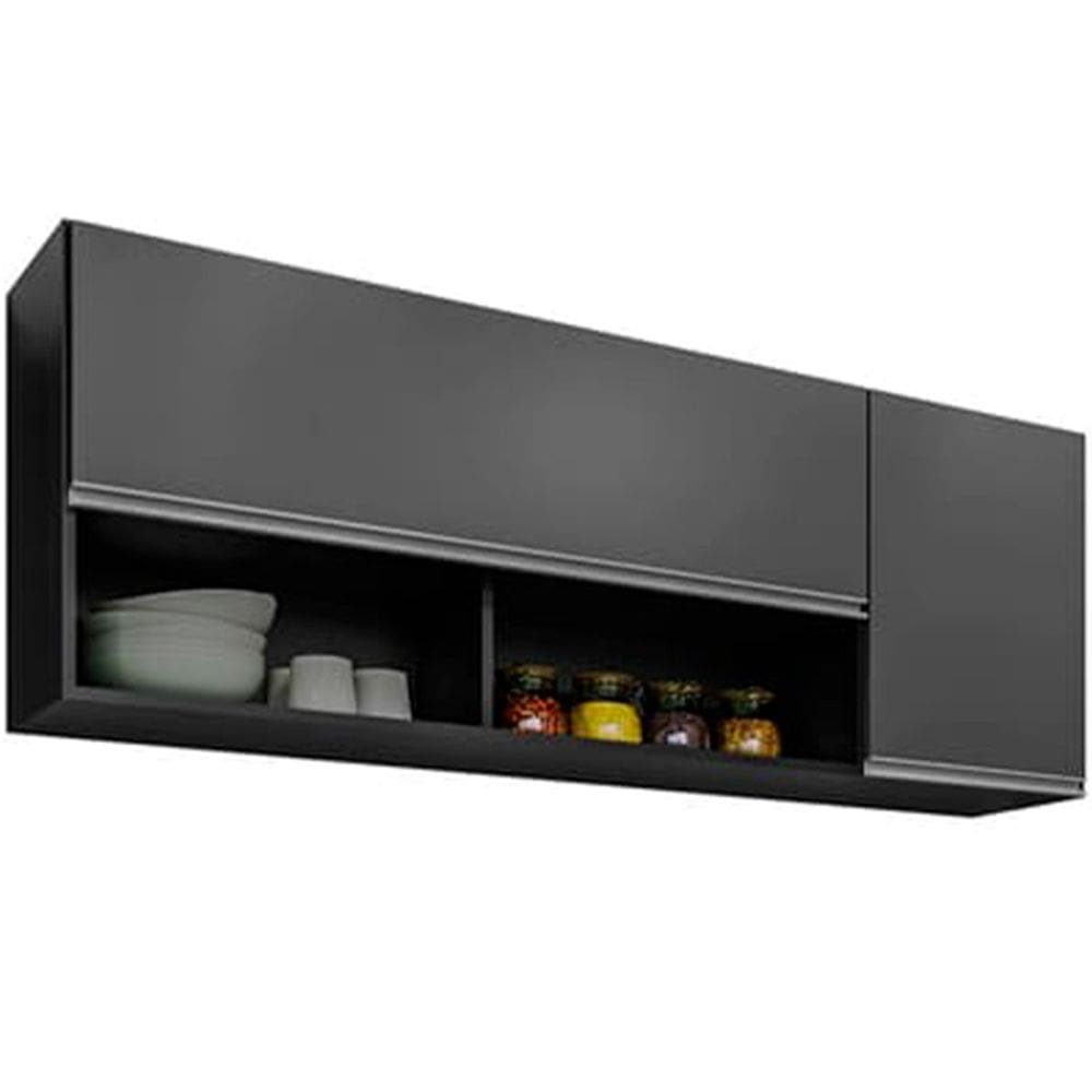 Armário Aéreo de Geladeira 2 Portas 150 cm Fênix