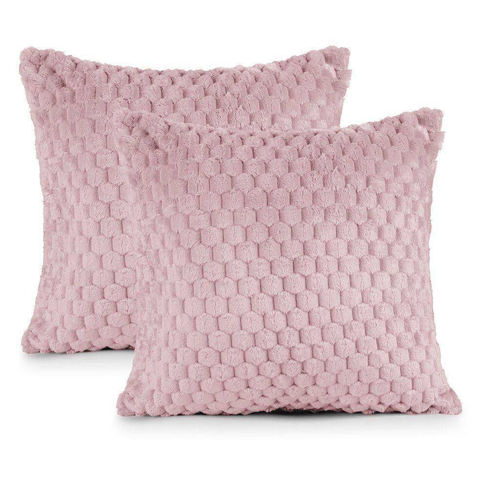 Kit 02 Capas De Almofadas Marshmallow 45cm X 45cm 100% Poliéster - Tutti Frutti