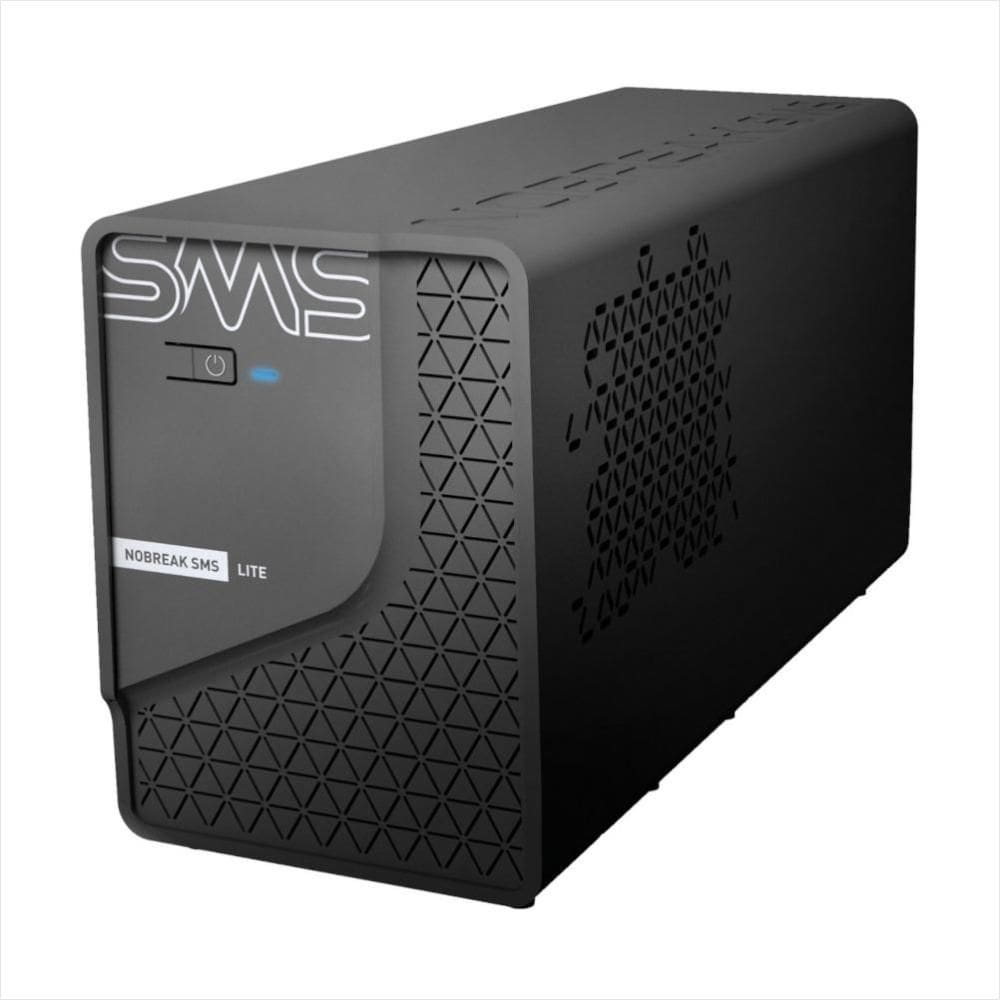 Nobreak SMS 600VA Lite 600Bi/115 Entrada Bivolt Automático e Saída 115V 29202