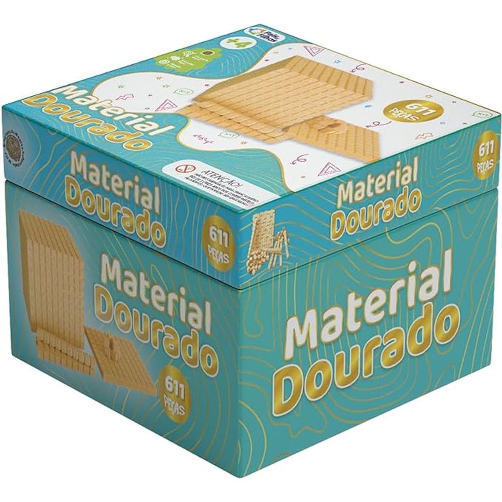 Material Dourado 611 peças  - Pais e Filhos