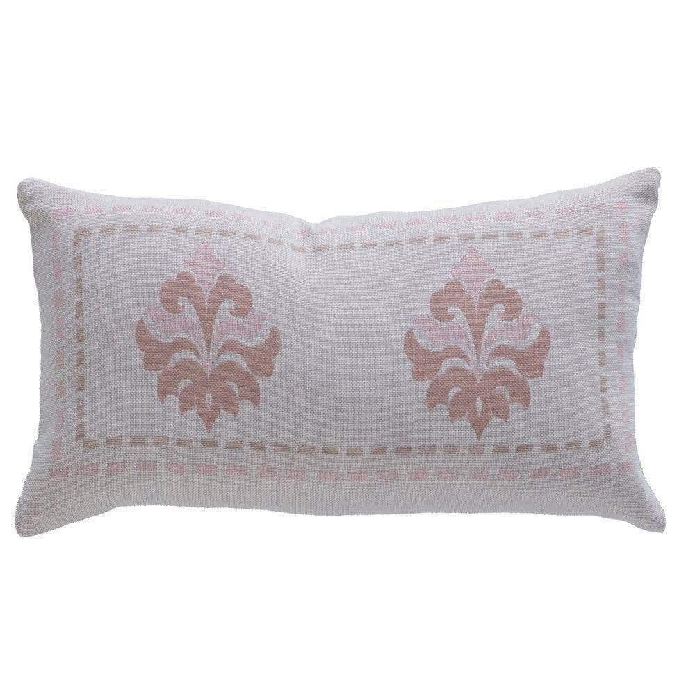 Almofada Decorativa Turin Retangular Com Refil 58% Algodão / 42% Poliéster - Mandala Rose