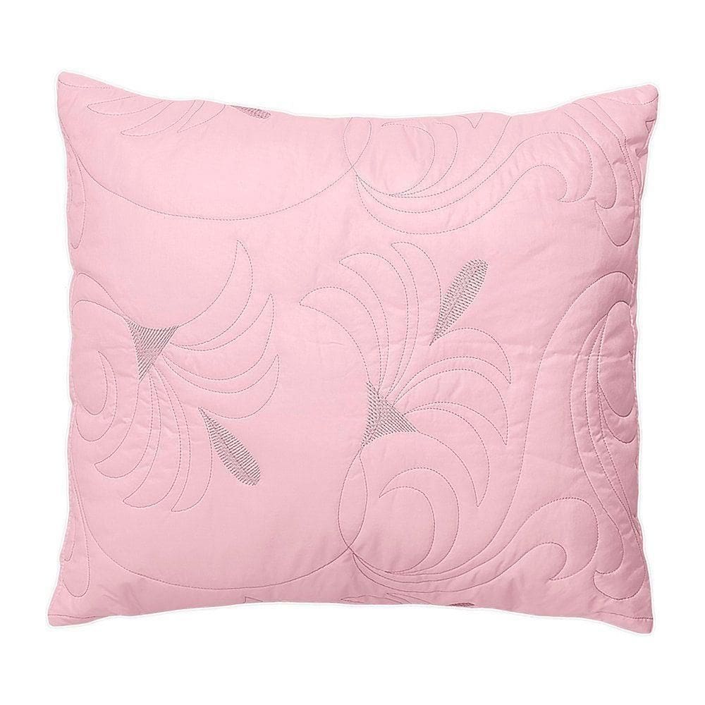 Almofada Decorativa Melody Bordada Com Refil 100% Poliéster - Rosé