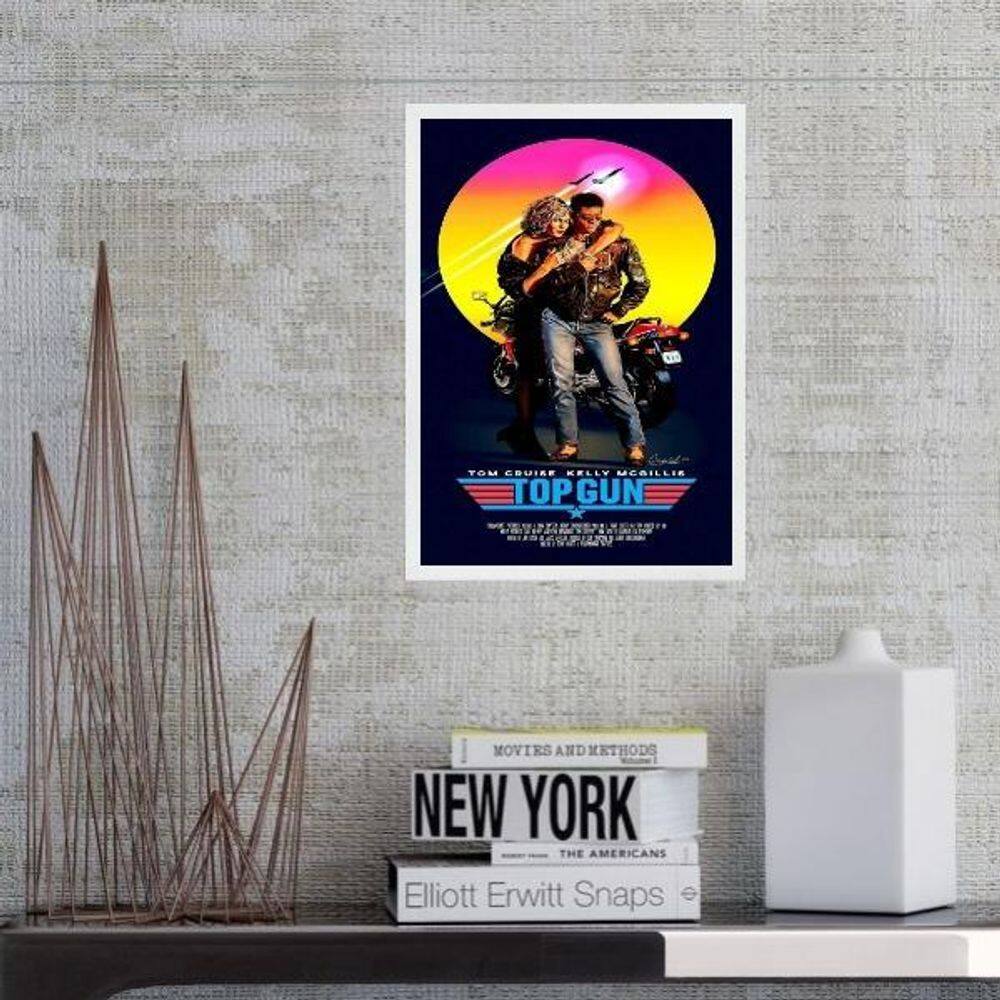 Quadro Poster Filme Top Gun 33X24Cm