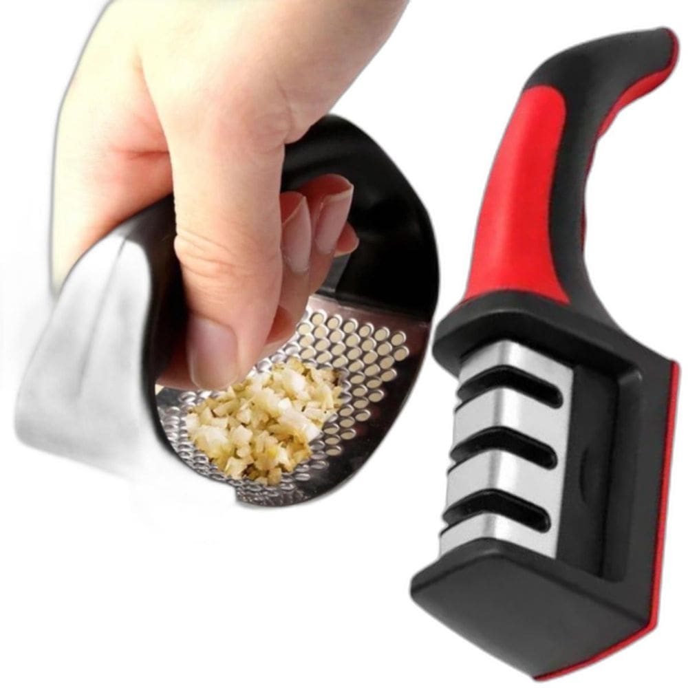 Kit Cozinha Compacta: Amassador E Afiador Ergonômico
