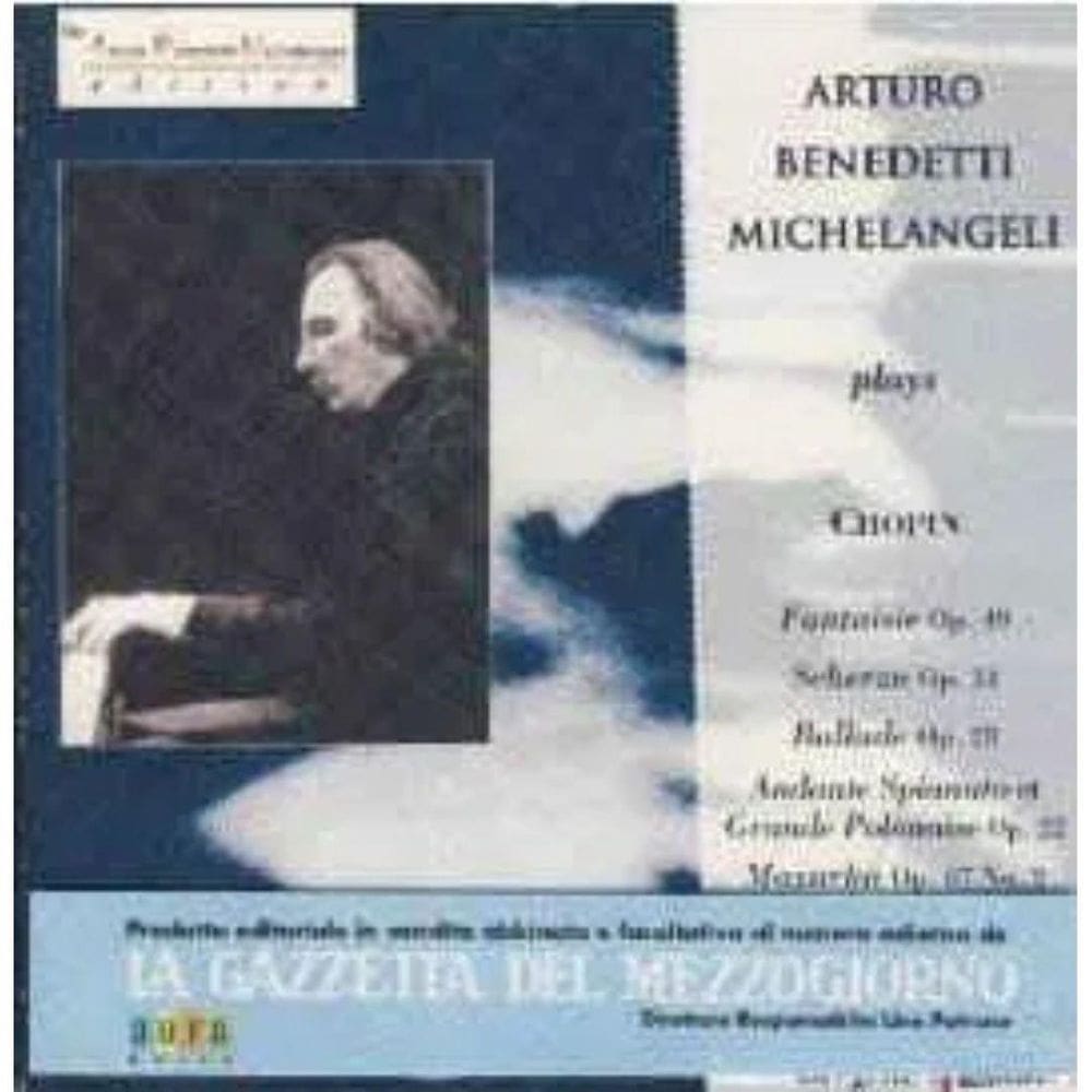 Arturo Benedetti Michelangeli - Chopin - Cd