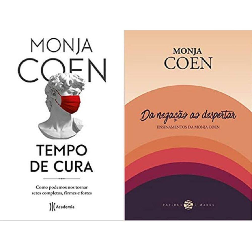 Kit 2 Livros Monja Coen Tempo De Cura + Negação Ao Despertar