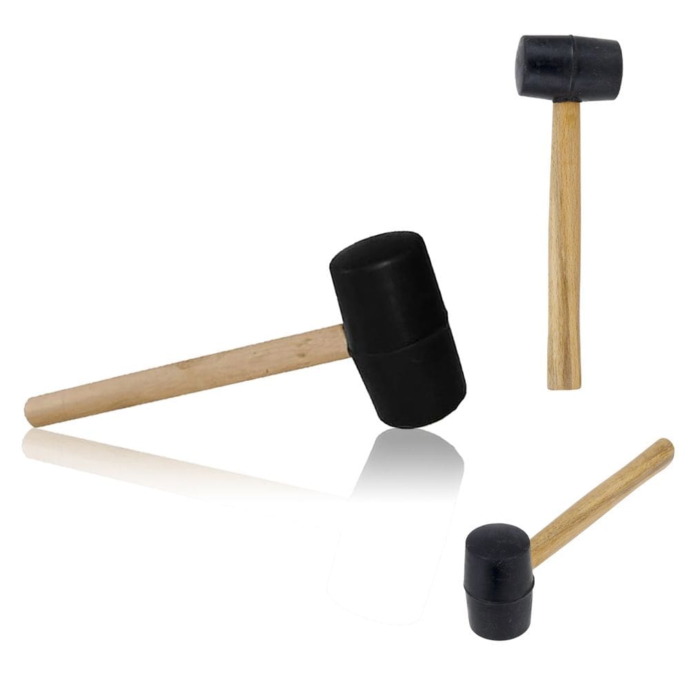 Martelo Borracha Cabo Madeira Marreta Assentar Piso Azulejo Ceramica Porcelanato Parede Chao Manutencao Obra