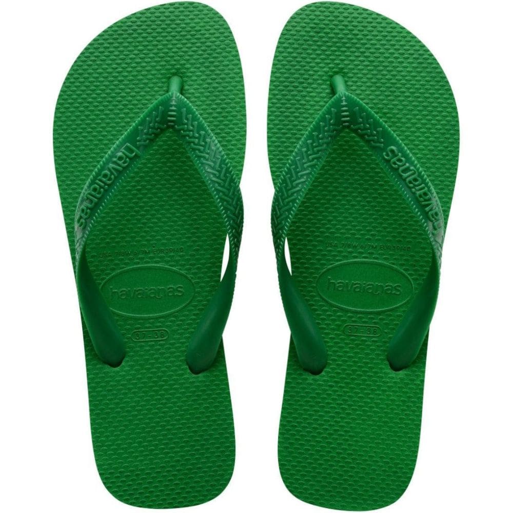 Chinelo Dedo Casual Unissex Clássico Borracha Havaianas Top - 43-44 - Verde