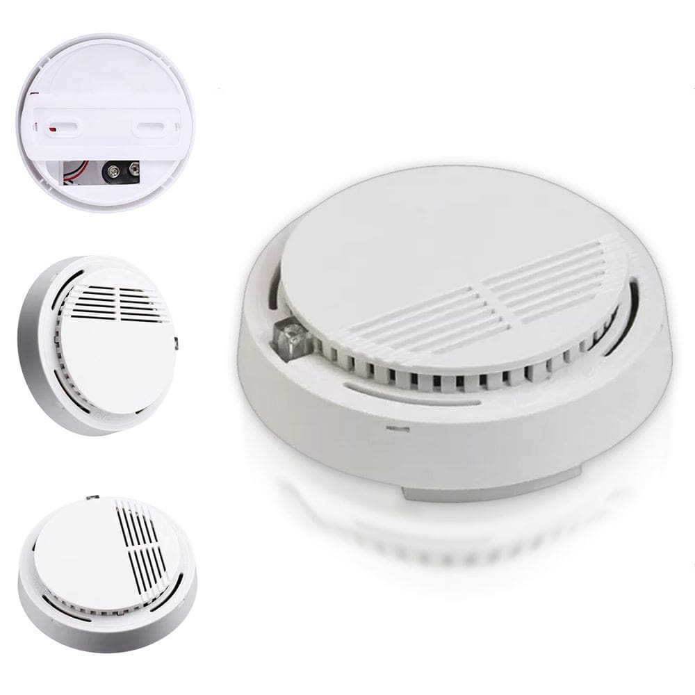 Detector De Incendio Alarme Fogo Fumaca Sensor Fotoeletrico Seguranca Empresarial Casa Comercial Protecao Do Lar