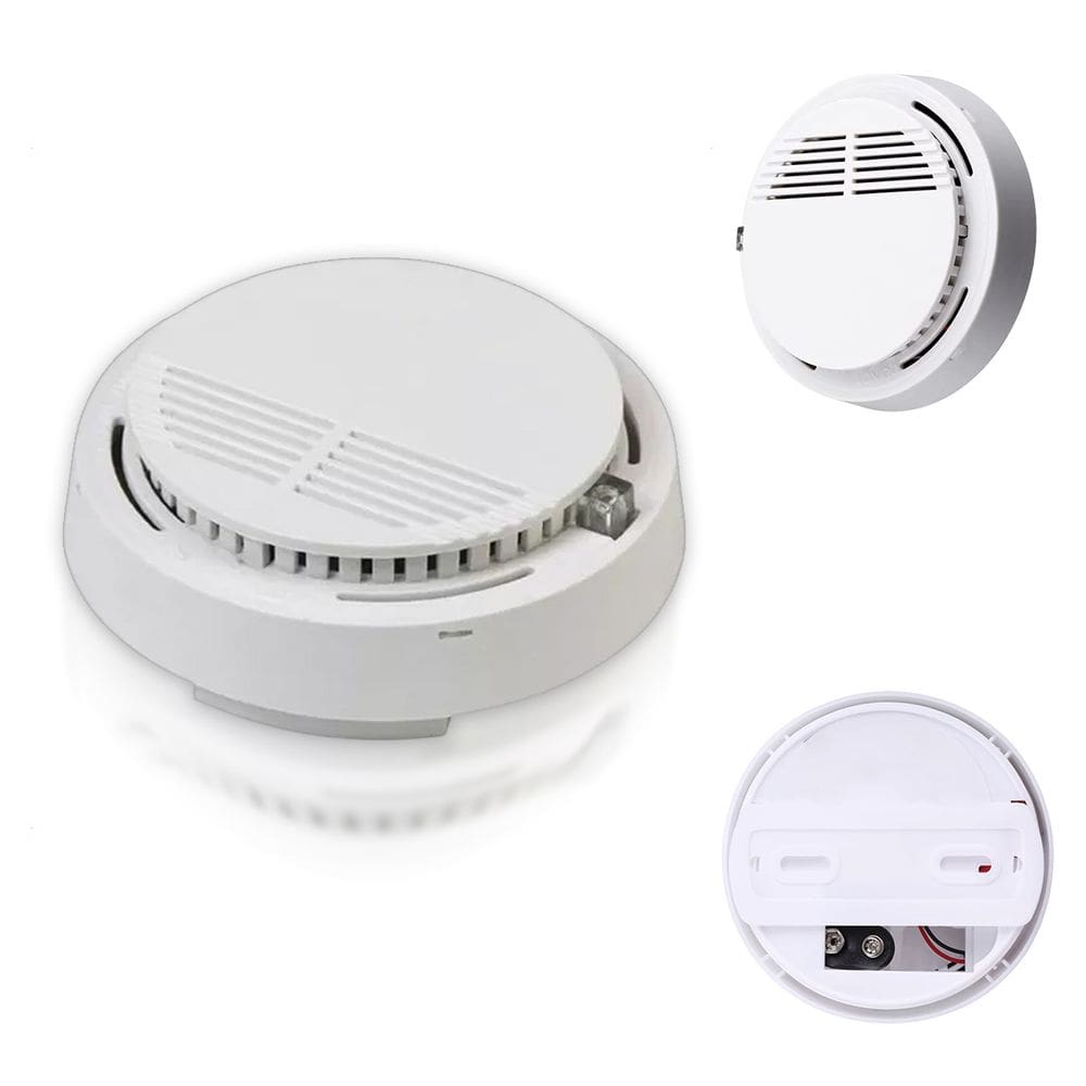 Detector De Incendio Alarme Fumaca Fogo Sensor Fotoeletrico Seguranca Casa Comercial Empresarial Protecao Eficaz