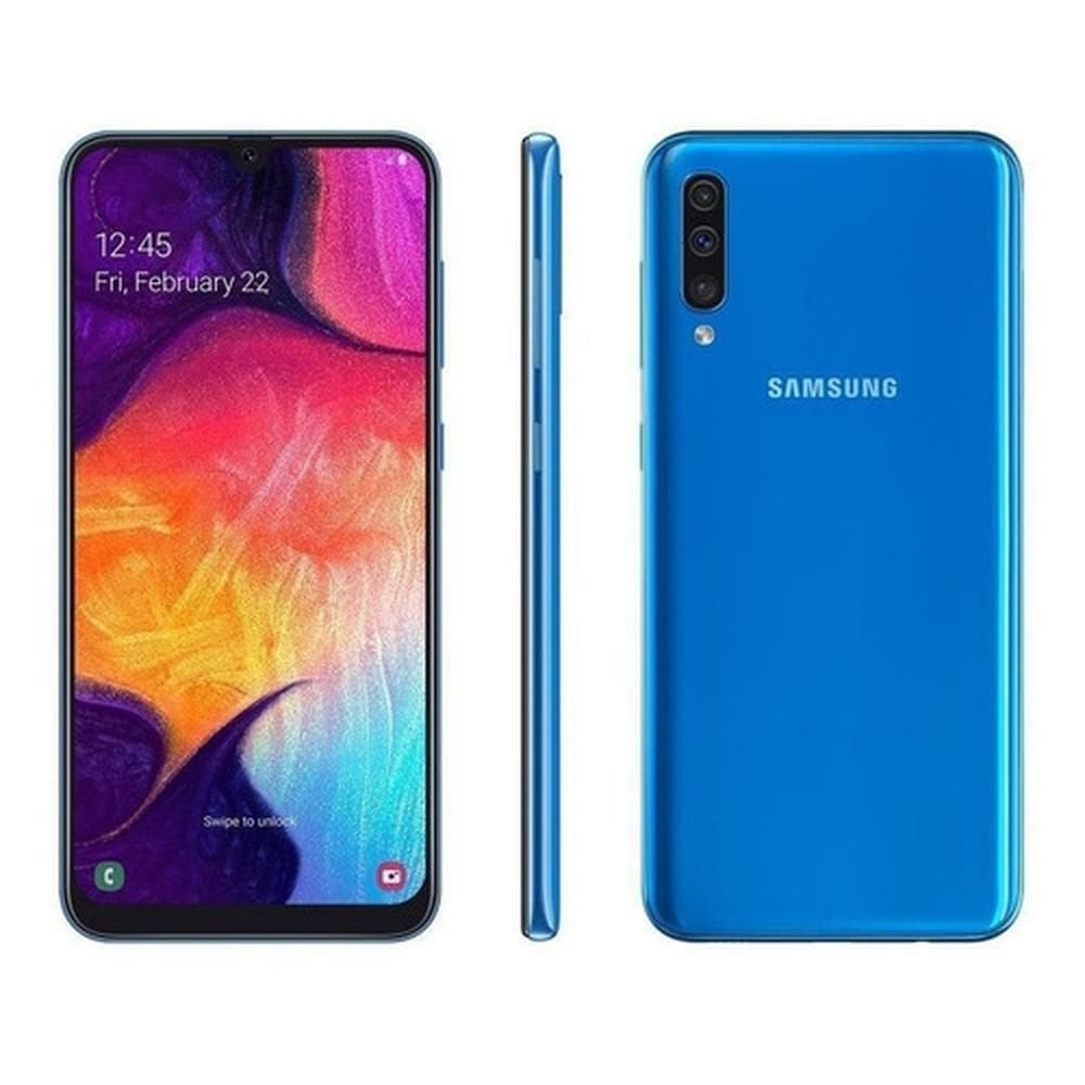 Usado: Samsung A50 128 GB Azul - Bom
