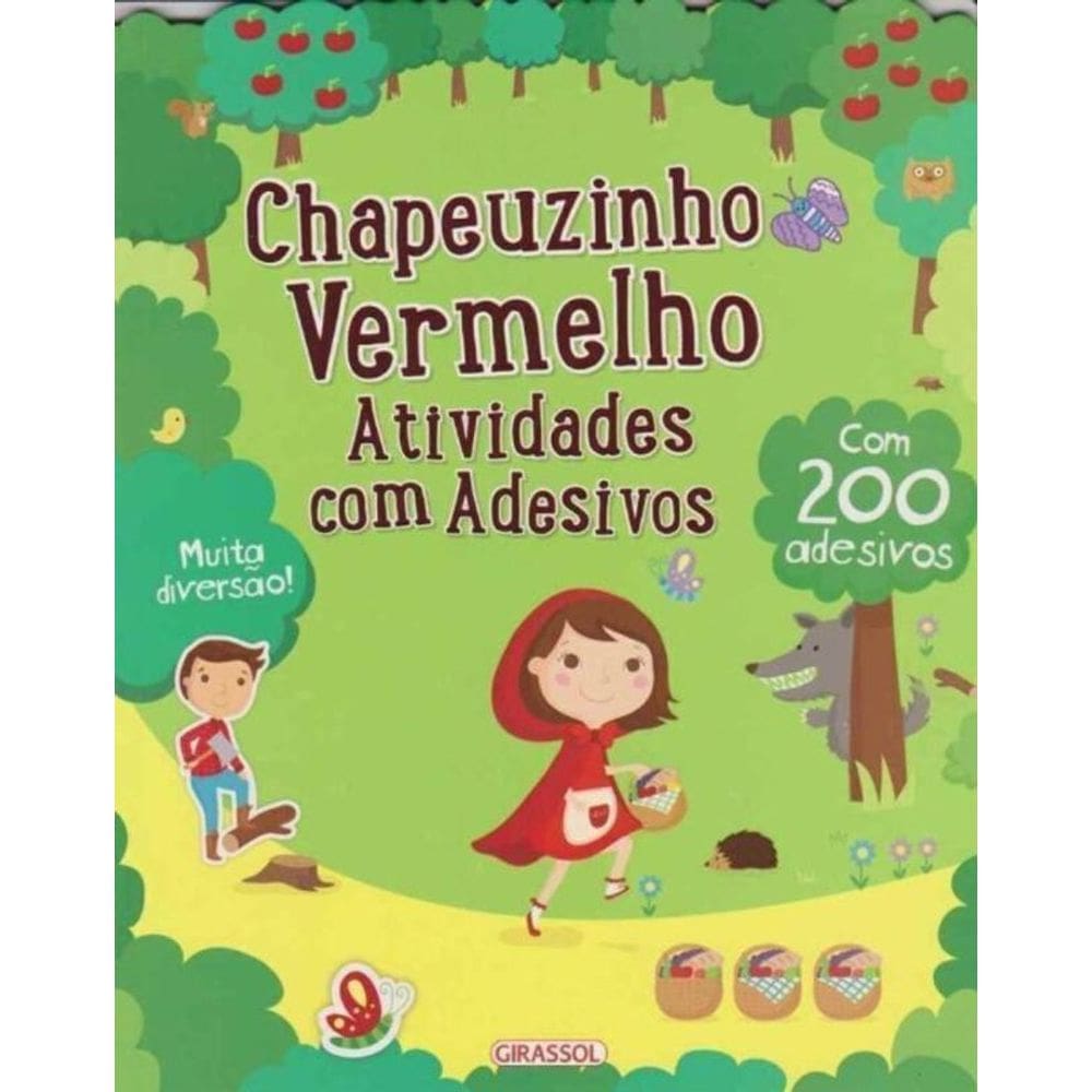 Chapeuzinho Vermelho - Atividades Com Adesivos