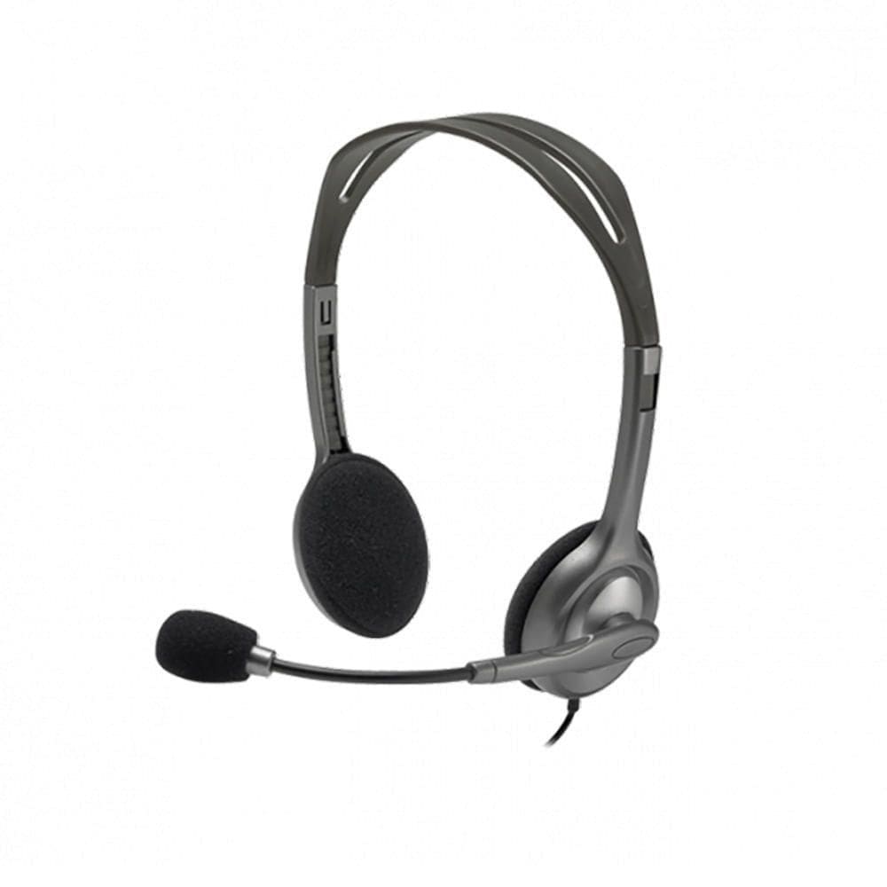 Headset com Microfone H111 Estéreo Logitech Headset com Fio H111 Logitech com Microfone