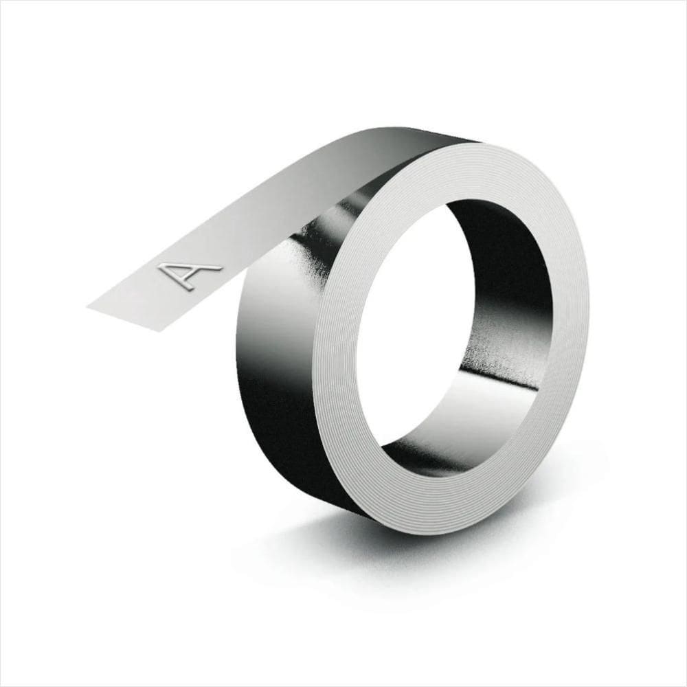 Fita Rotulador Industrial 13mm x 4m Alumínio Adesivo 35800 Dymo