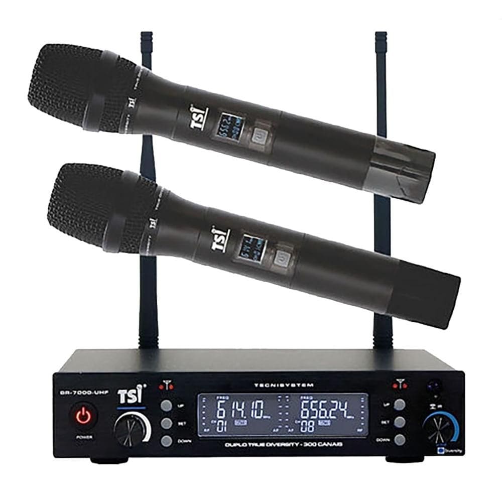 Microfone sem Fio em UHF BR-7000 TSI