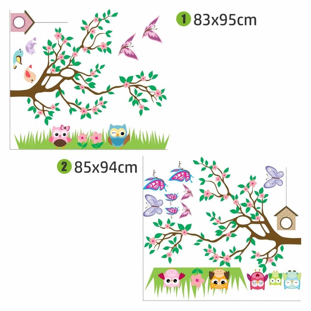 Adesivo Parede Árvore Infantil quarto 83x95