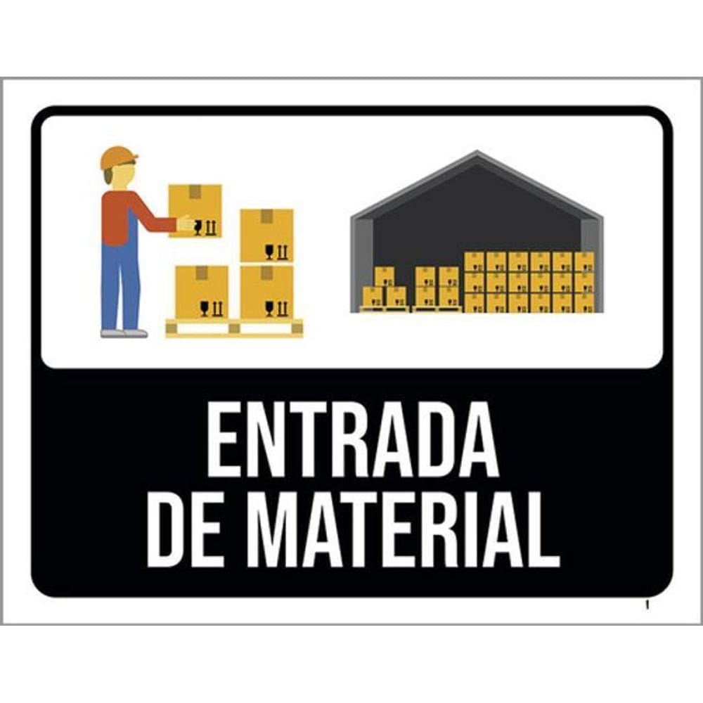 Kit 3 Placas Entrada De Material Desenho 36X46