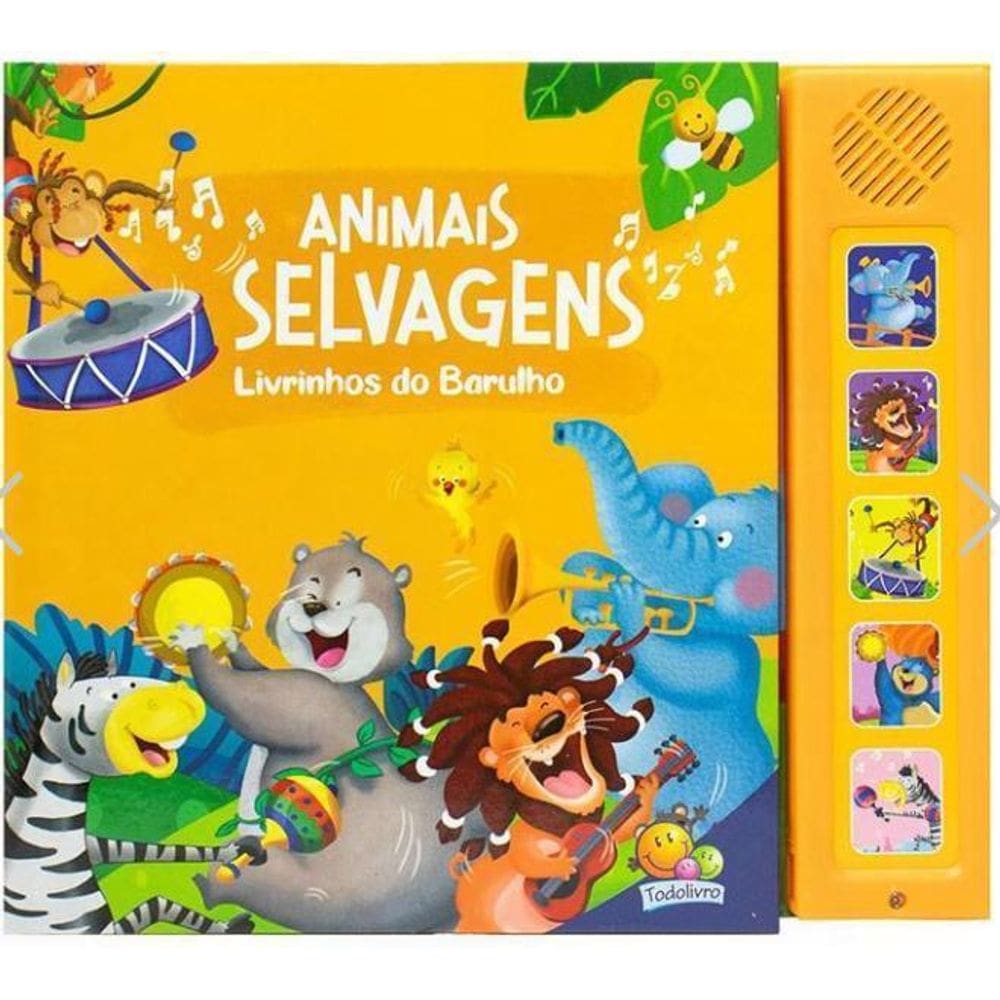 Livro Sonoro Animais Selvagens
