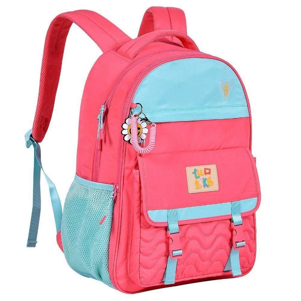 Mochila De Costas Escolar  Infantil Luluca Pastel Clio